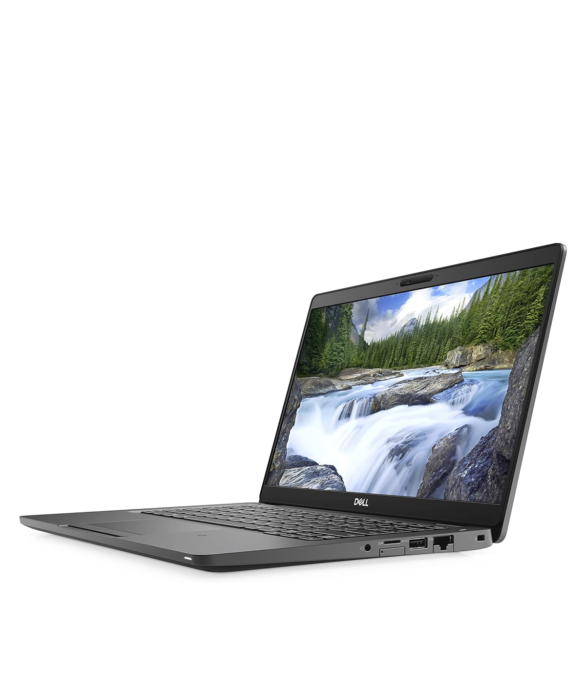 Side view of the Dell Latitude 5300 Core i5 8th Gen laptop highlighting its slim profile