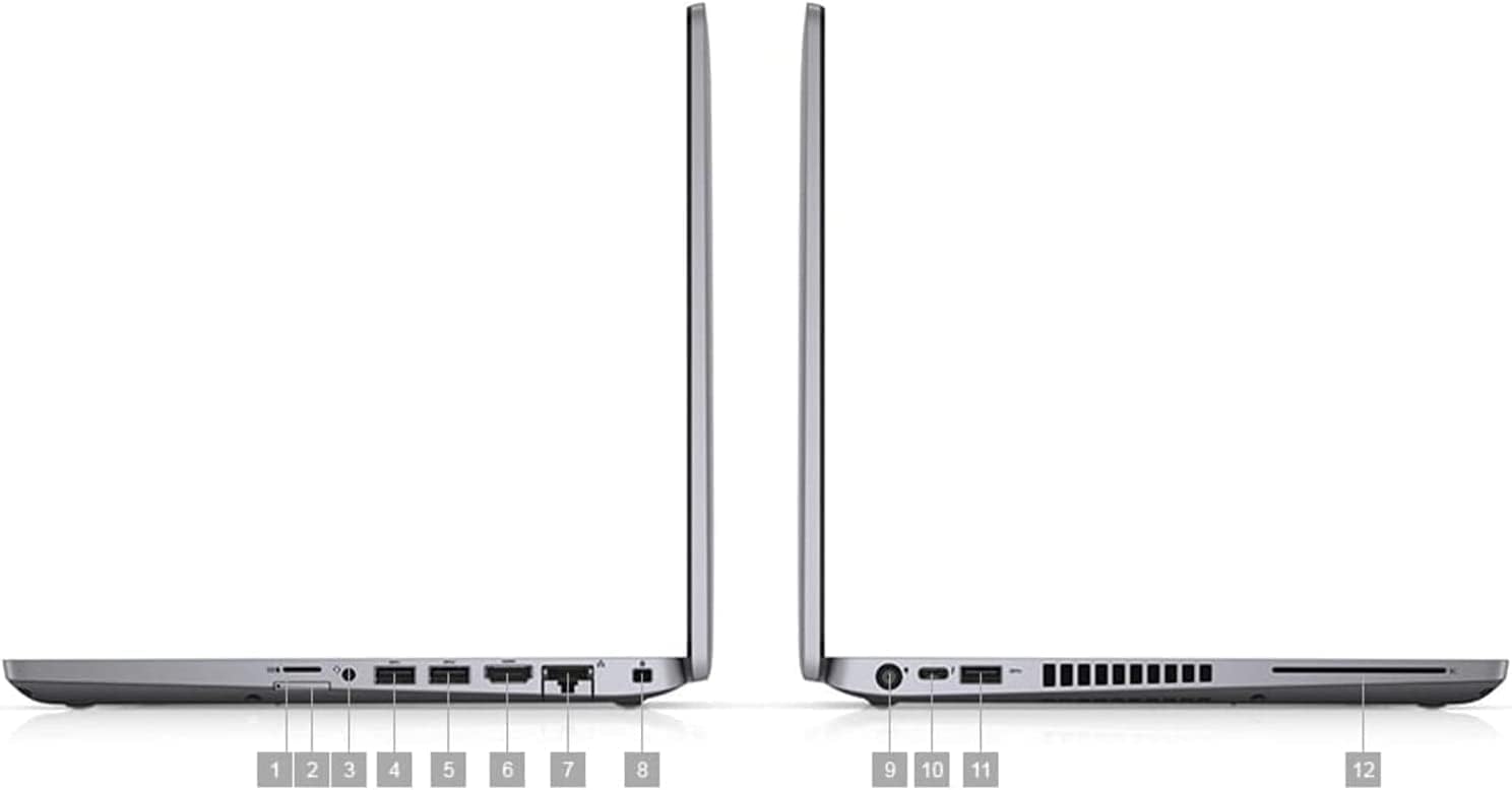 Close-up of the ports and connectivity options on the Dell Latitude 5410 Core i5 10th Gen laptop