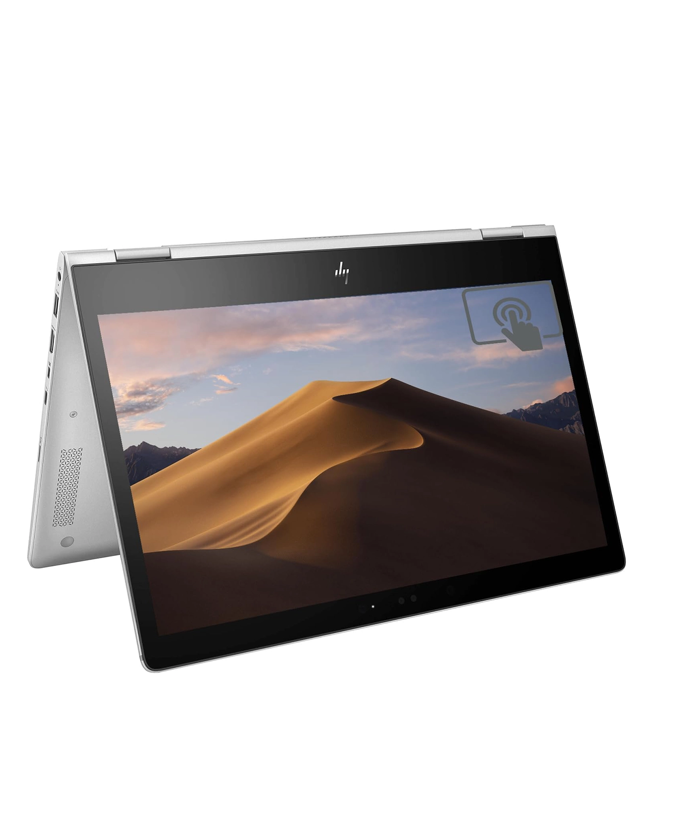 HP EliteBook x360 1030 G2 in tablet mode with a stylus