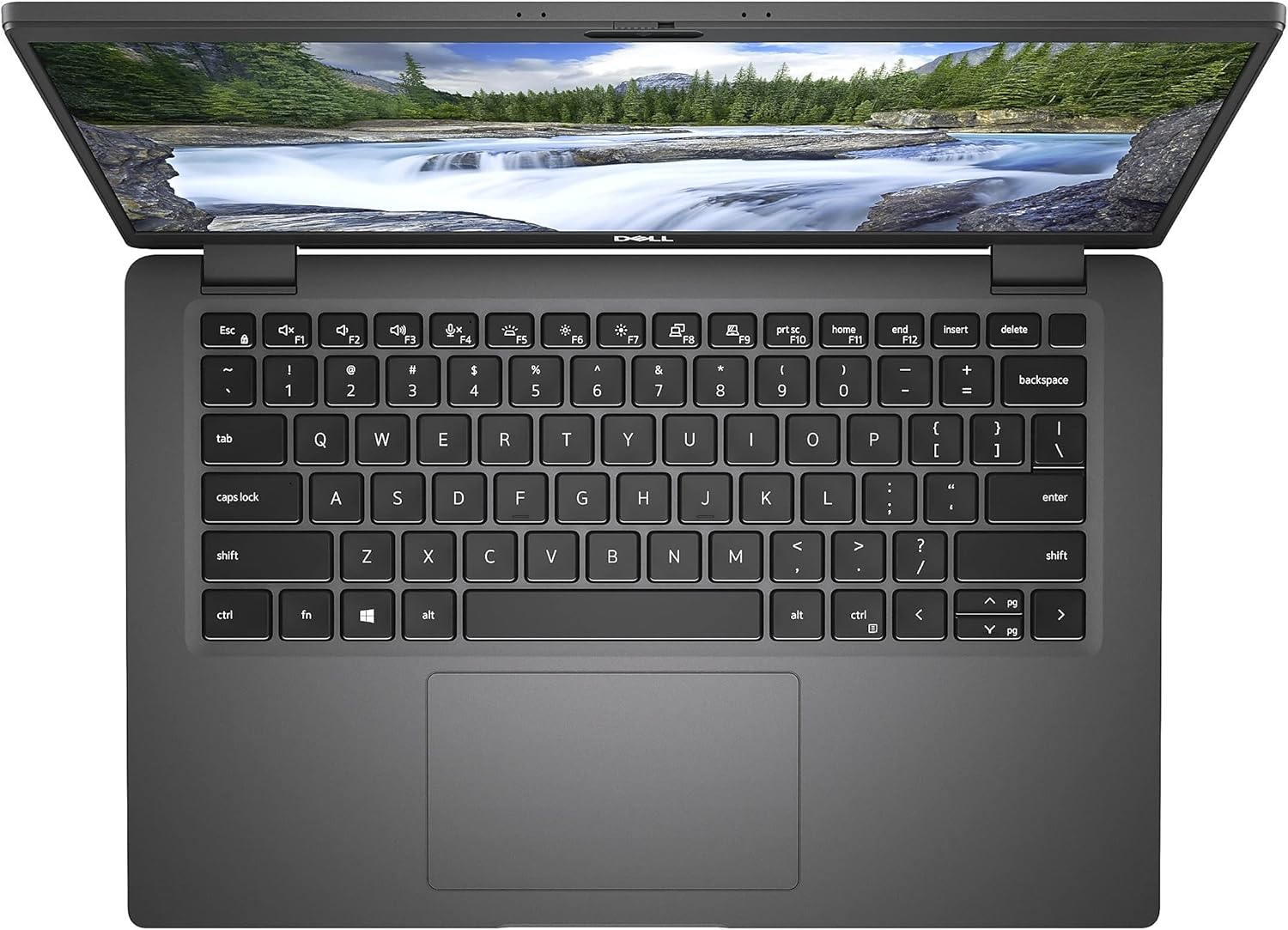Close-up of the keyboard of the Dell Latitude 7410 i5 10th Gen laptop