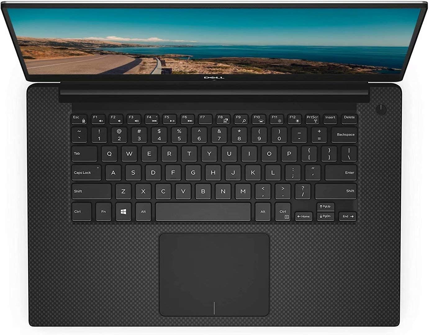 Dell Precision 5530 i7 8th Gen laptop keyboard view